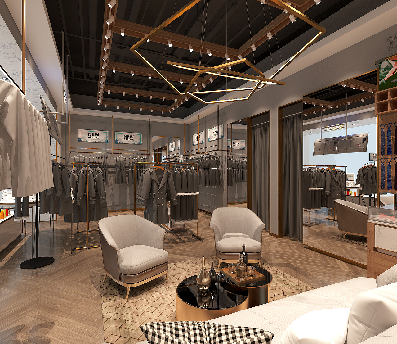 IWODE服饰-品牌形象（图ZMzM5NTYyNjEy） - 商业空间设计 - 站酷设计师柏筑设计原创素材 - 站酷ZCOOL