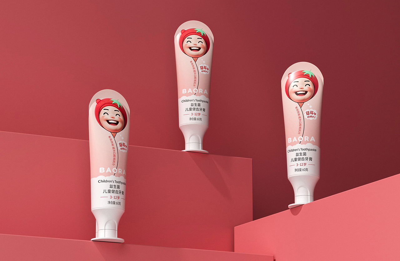 BAORA儿童牙膏--守护孩子的甜美笑容