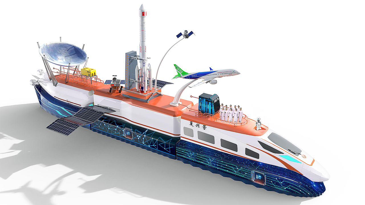 70周年国庆阅兵“创新驱动”彩车设计（图ZMzE5MjgxMTc2） - 生活用品 - 站酷设计师上品工业设计原创素材 - 站酷ZCOOL