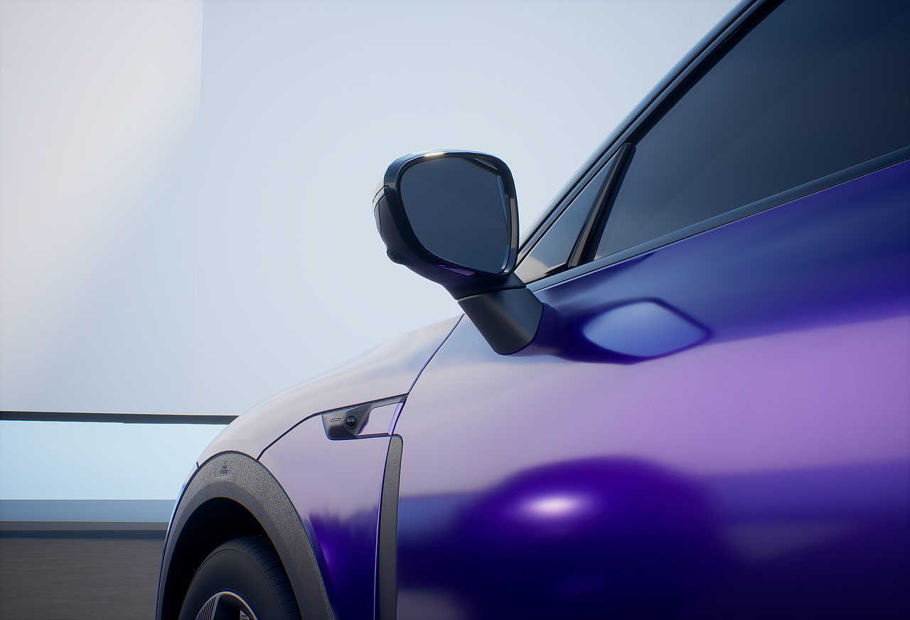 极越01 发布会UE5渲染宣传片 - 材质展示