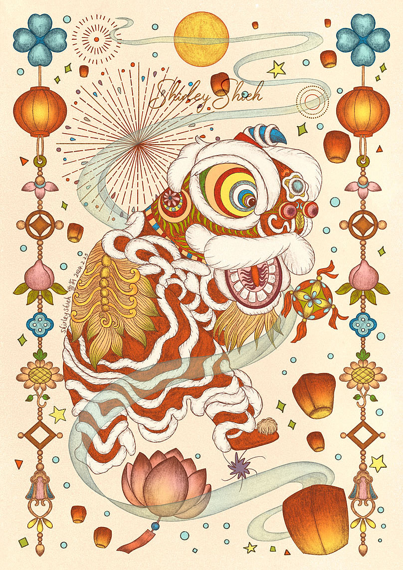 萬(wàn)物生靈系列合集一（圖ZMzY0MzUwMTAw） - 商業(yè)插畫 - 站酷設(shè)計(jì)師ShirleyShieh原創(chuàng)素材 - 站酷ZCOOL