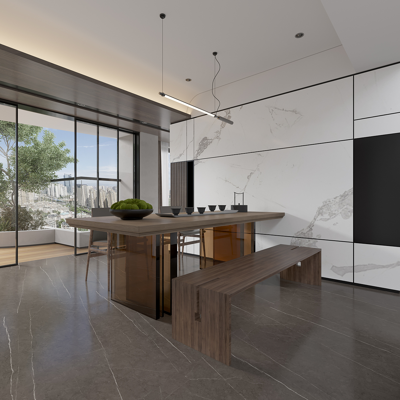 南昌市九颂山河3D渲染表现