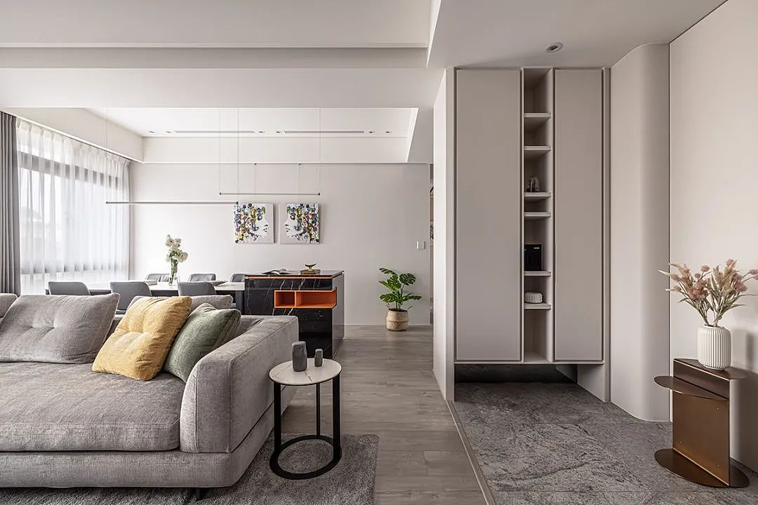 112㎡艺术现代宅：一纸水墨,让你爱上东方美学!