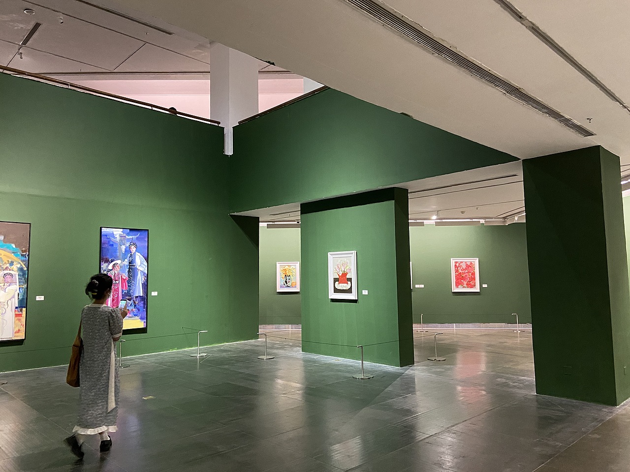 广州-广东美术馆临展:陌上花开-孙洪敏油画作品展_大湾区五花肉-站酷z