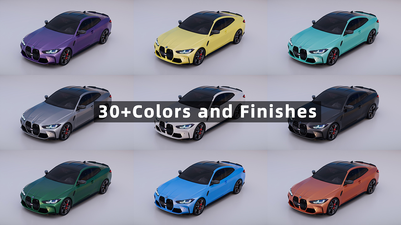 BMW M4 CGI - C4D OCTEN（图ZMzQzNTAwMTIw） - 机械/交通 - 站酷设计师潇湘剑雨原创素材 - 站酷ZCOOL