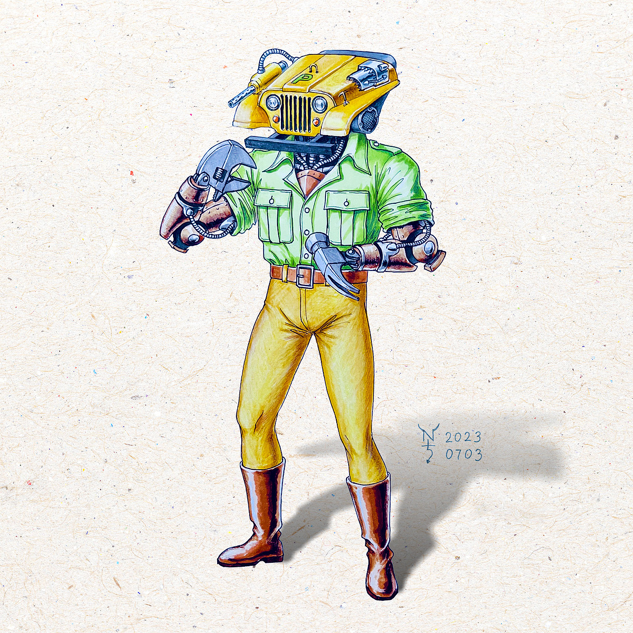 凯迪拉克与恐龙 Mustapha Cairo（图ZMzQ4NjMxMjM2） - 概念设定 - 站酷设计师铸剑为犁SIP原创素材 - 站酷ZCOOL