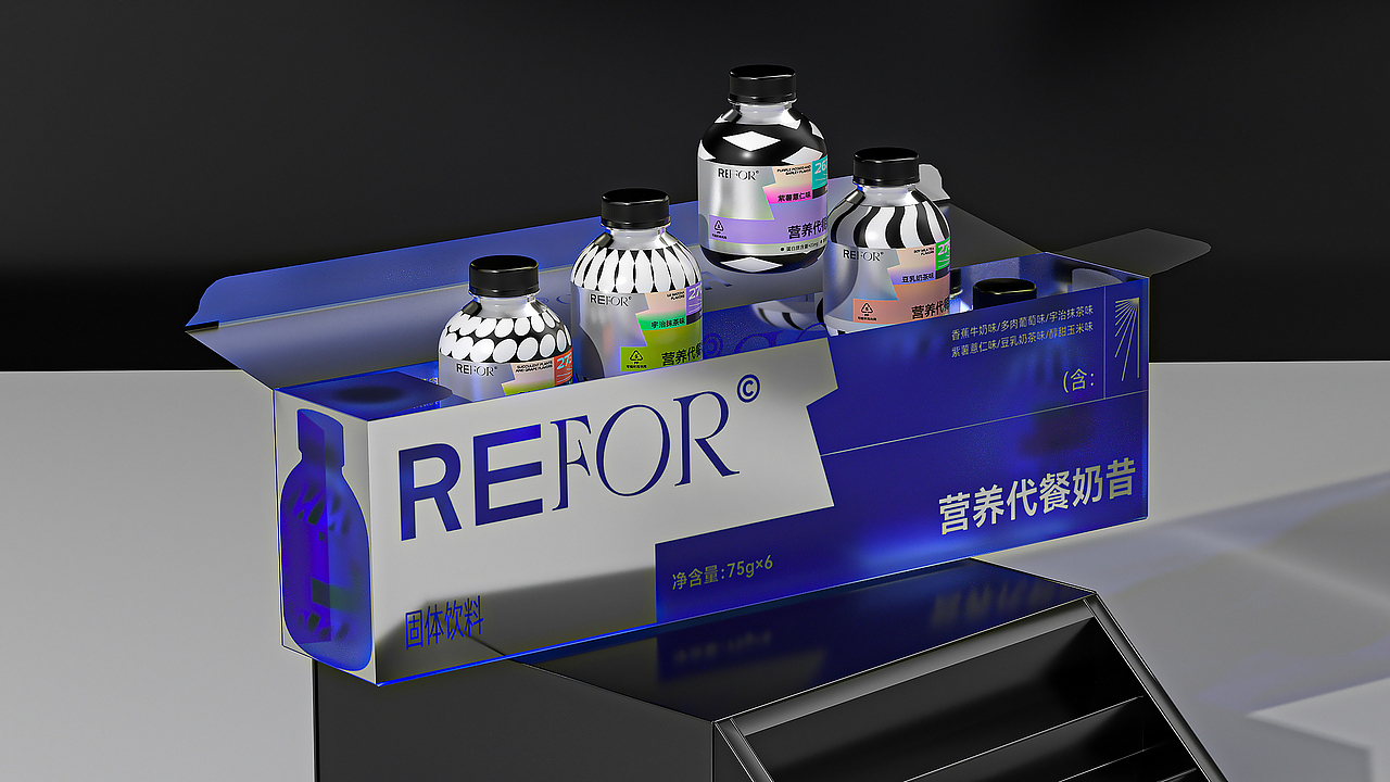 refor营养代餐奶昔 | 品牌包装全案