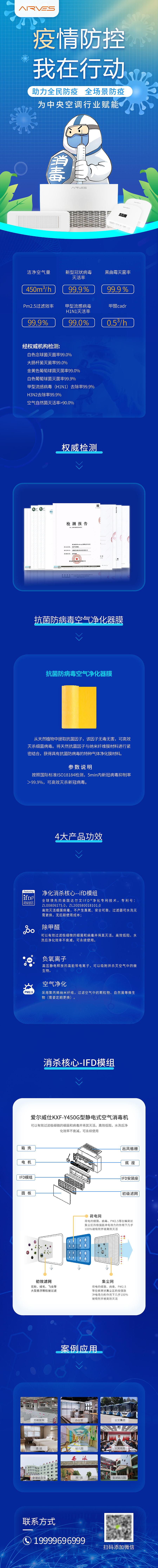 H5落地页空气消毒机