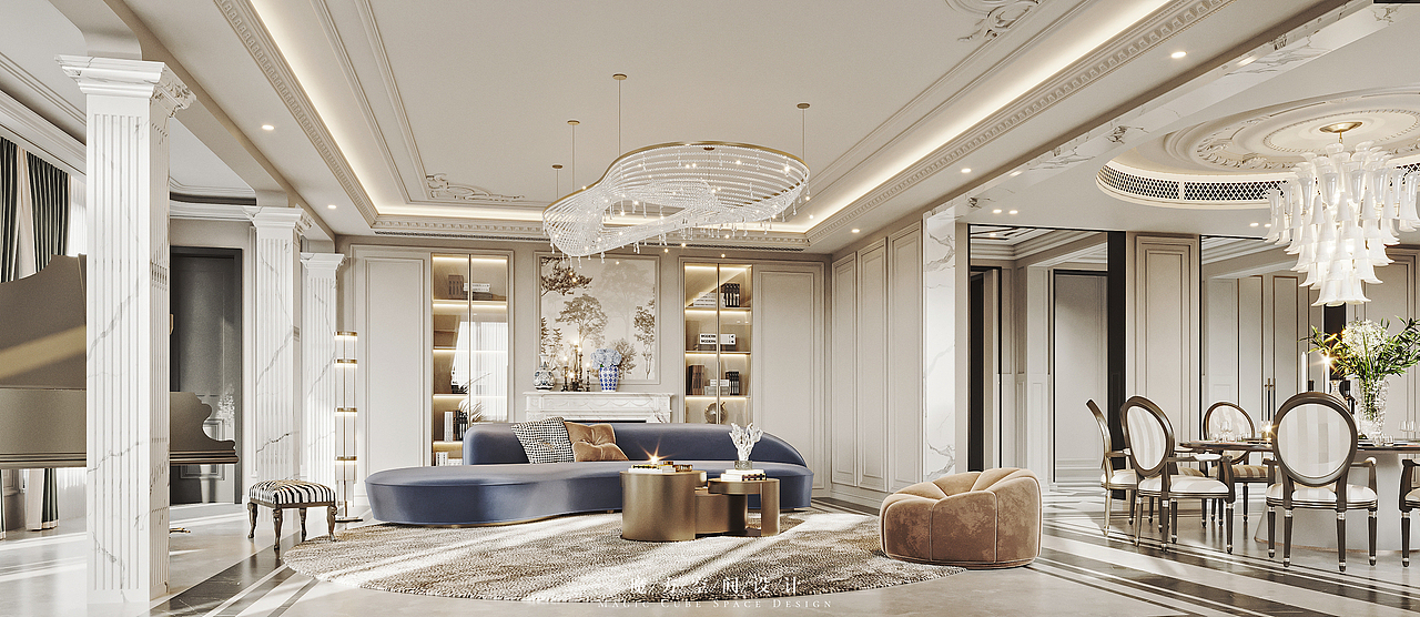 【魔方】青岛•法式中国风别墅项目