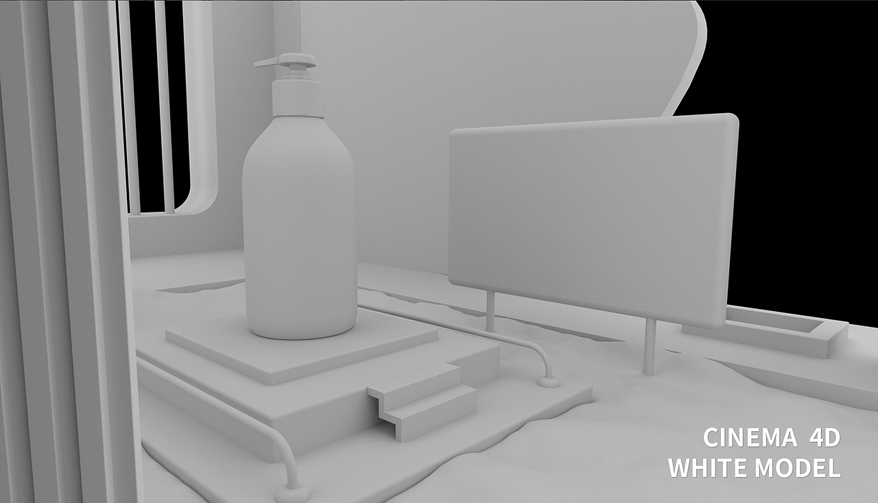 护肤品场景海报