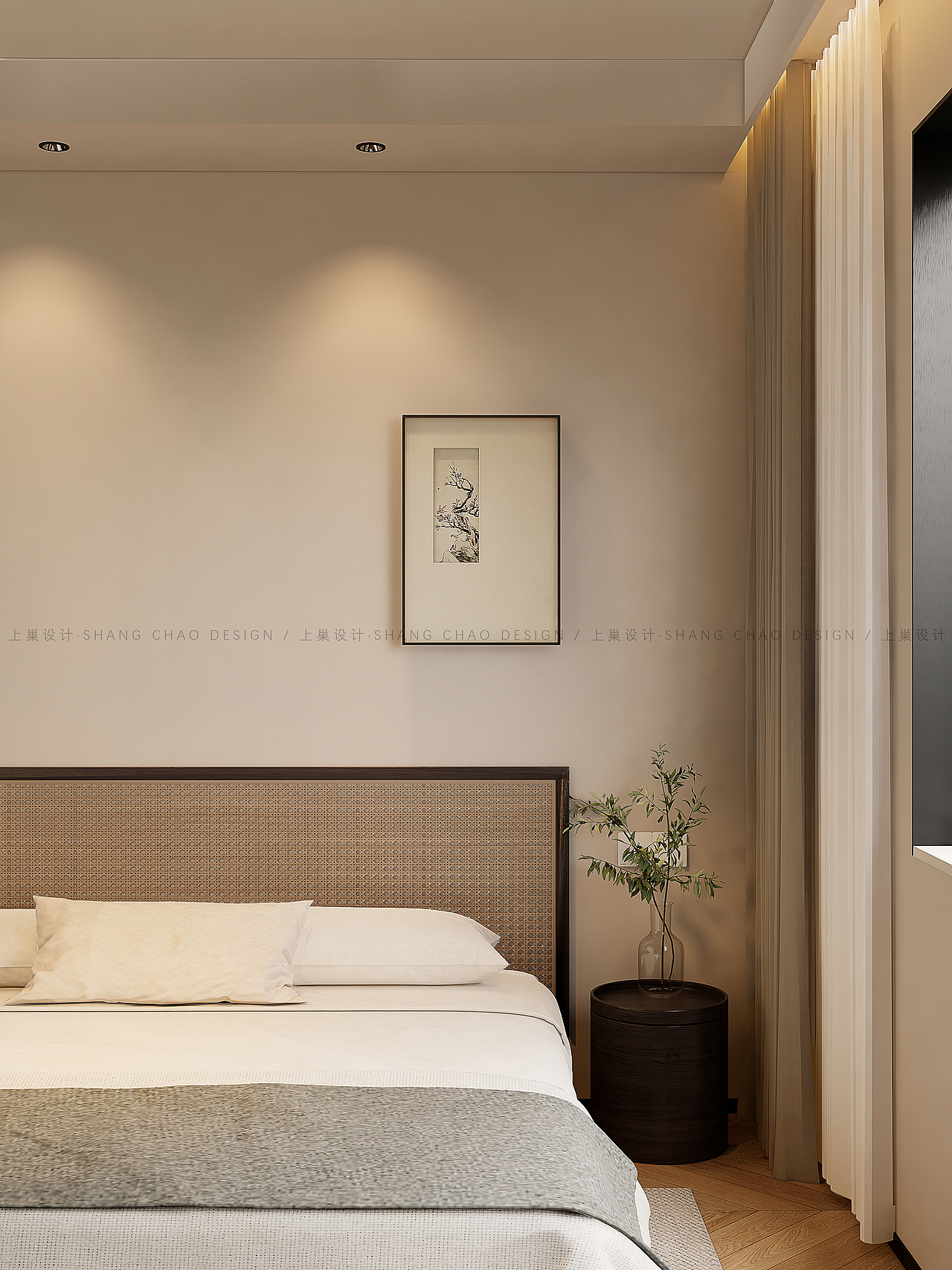 上巢室内设计—小户型养老房设计 竹与（图ZMzM4NDY0MDAw） - 家装设计 - 站酷设计师上巢室内设计原创素材 - 站酷ZCOOL