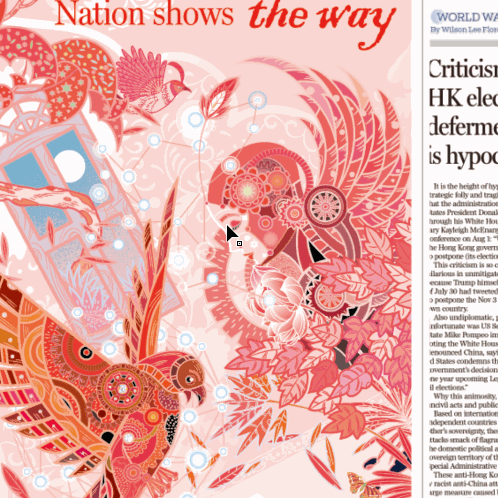 中国日报China Daily头版插画分享（图ZMzE0MTI0Njg4） - 商业插画 - 站酷设计师吴和平Luo原创素材 - 站酷ZCOOL