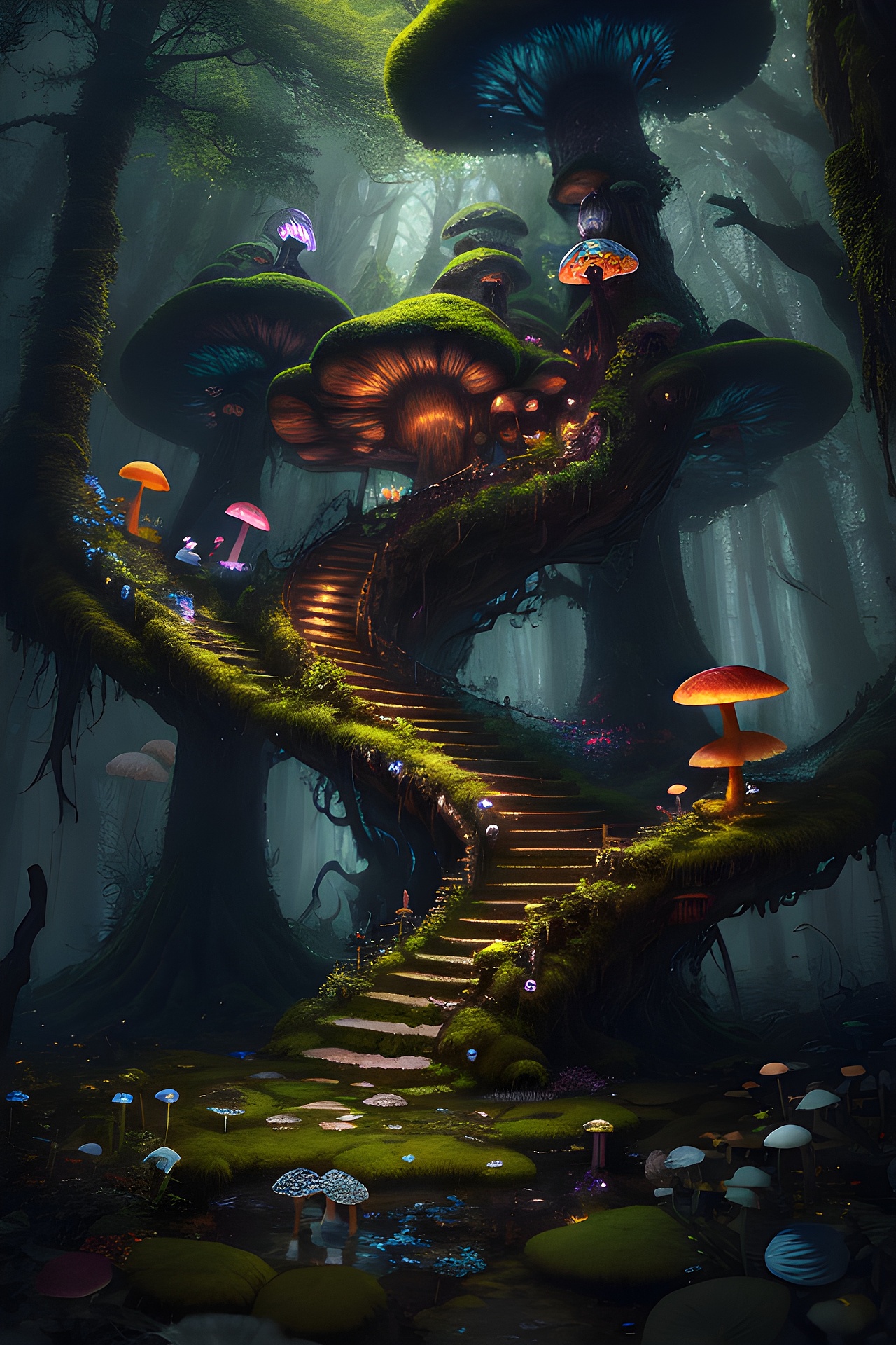 梦幻蘑菇屋系列（图ZMzM5NTI4ODEy） - 概念设定 - 站酷设计师XYmoon4原创素材 - 站酷ZCOOL