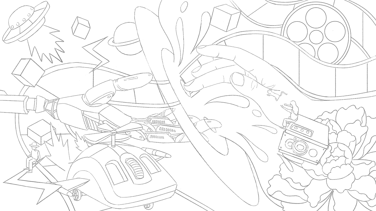 奇思妙想，跃然指上——《指联胶想》（图ZMzAzNzUxNTky） - 创作习作 - 站酷设计师羊木夕YMX原创素材 - 站酷ZCOOL