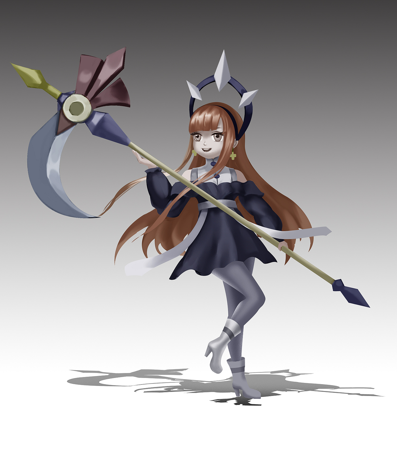 Q版小魔女设计（图ZMzA4NjE0MTQ4） - 游戏原画 - 站酷设计师默克画画原创素材 - 站酷ZCOOL