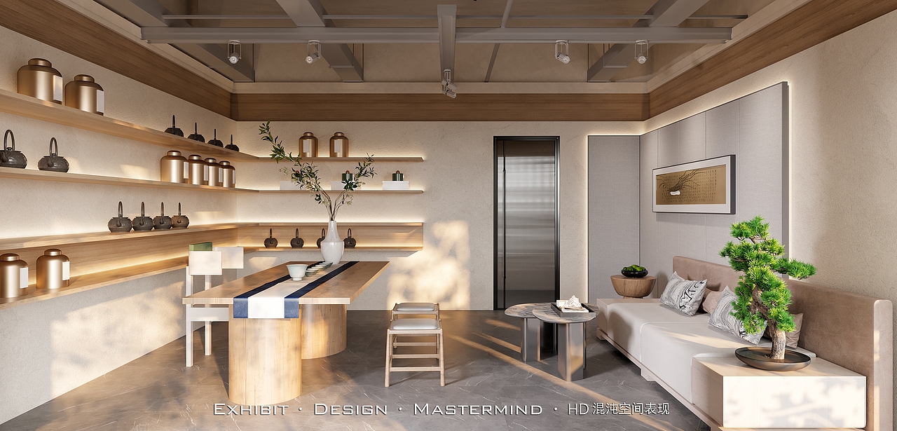 现代培训学校大厅 ▏混沌空间写实表现（图ZMzA1MTE5NTQ0） - 商业空间设计 - 站酷设计师混沌空间写实表现原创素材 - 站酷ZCOOL