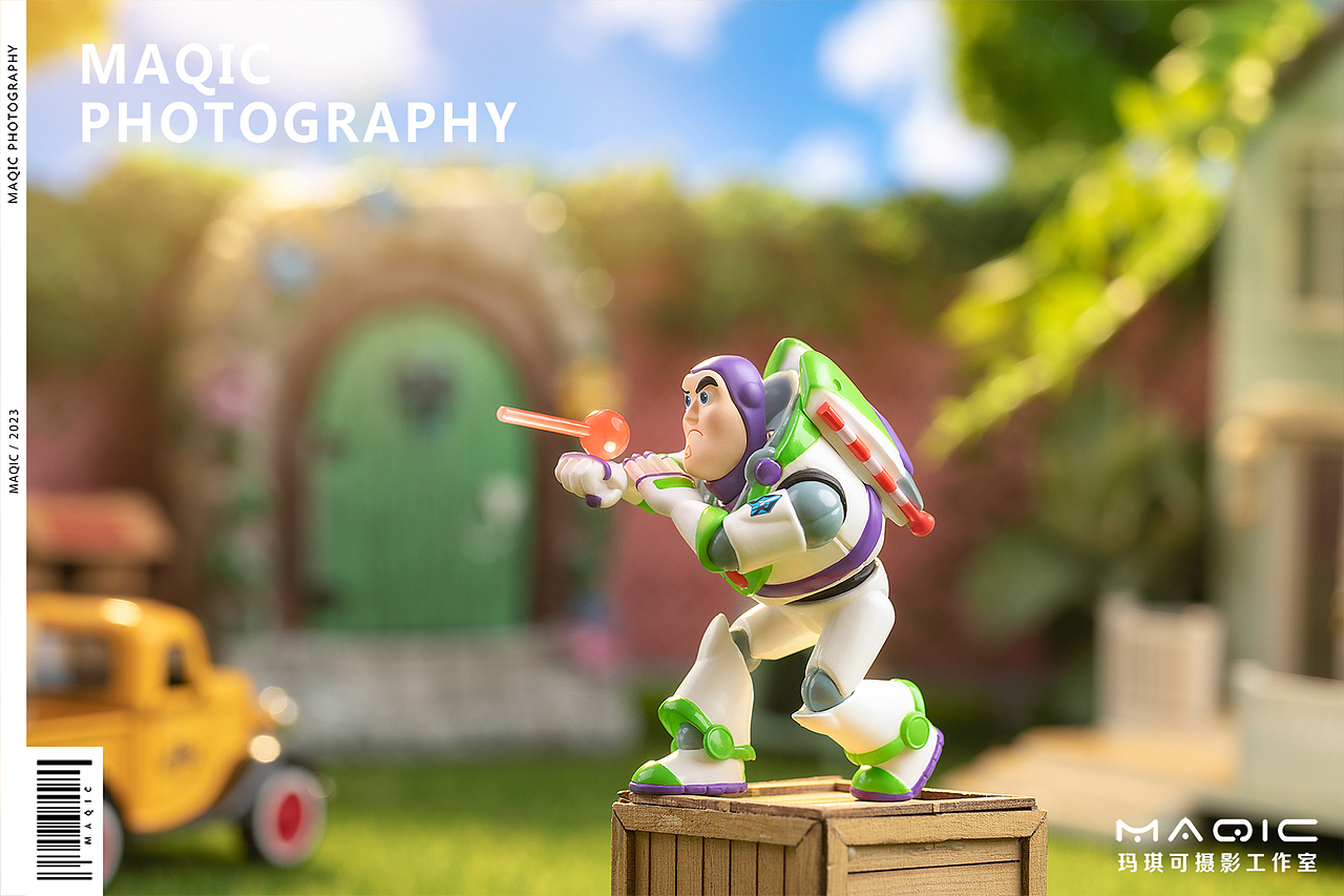 泡泡玛特《玩具总动员之纸箱大冒险》系列潮玩盲盒拍摄