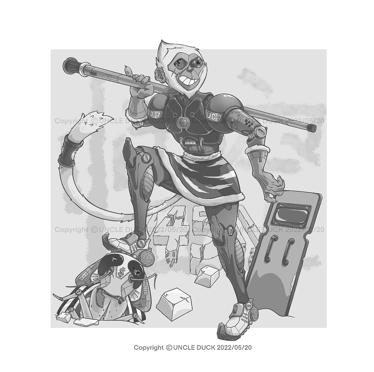 国潮机甲孙悟空