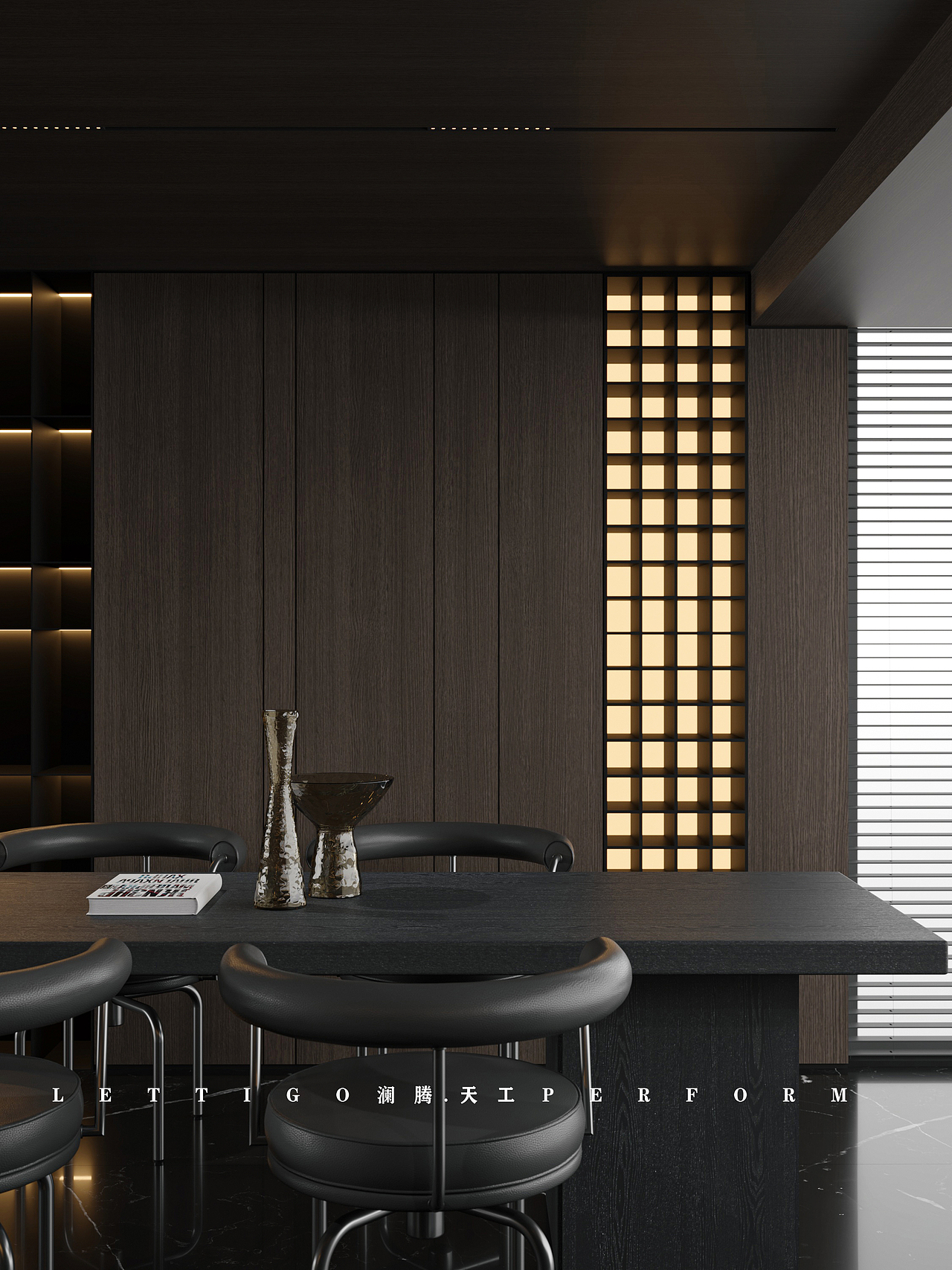 暗黑霸总系列家装效果图