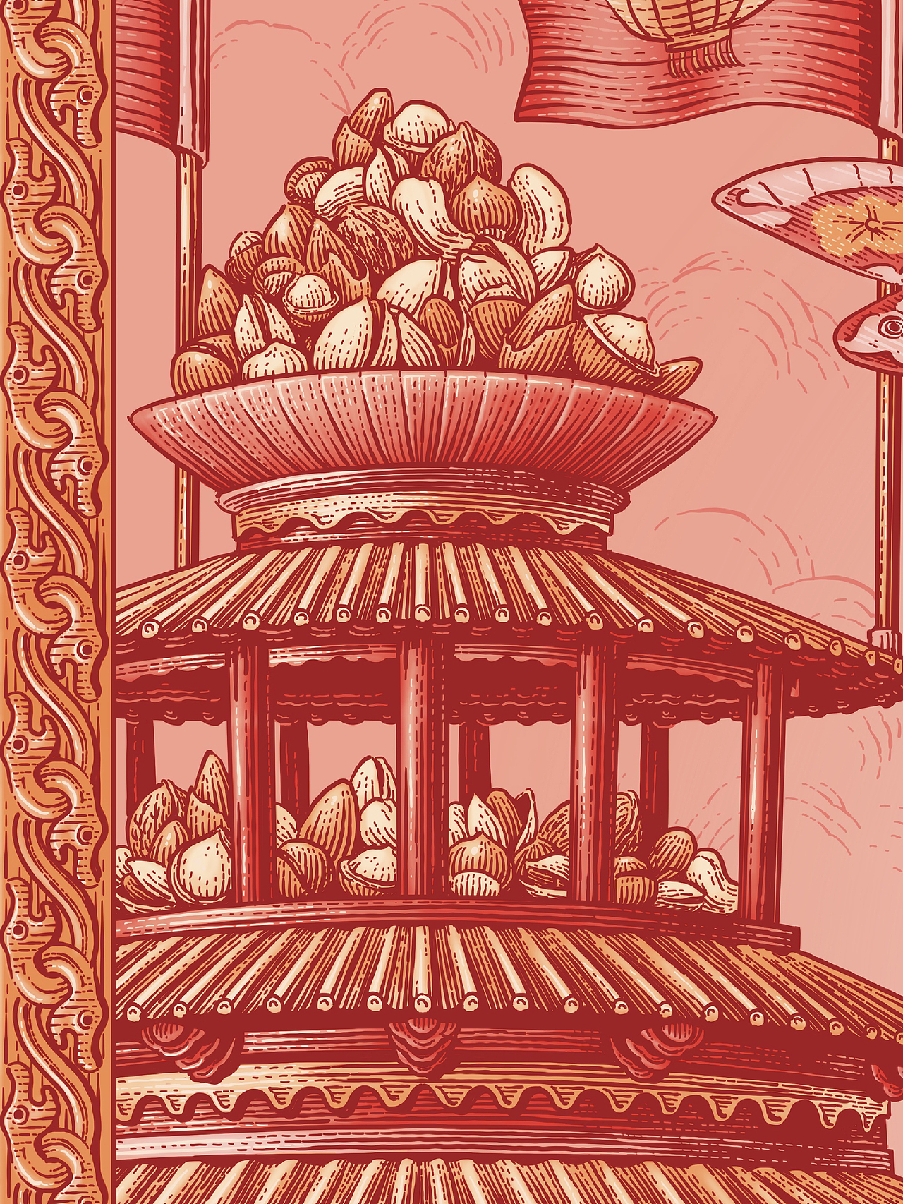 合作插画 |坚果巡礼（图ZMzM1MDc2NTI0） - 商业插画 - 站酷设计师花椒的Alex原创素材 - 站酷ZCOOL