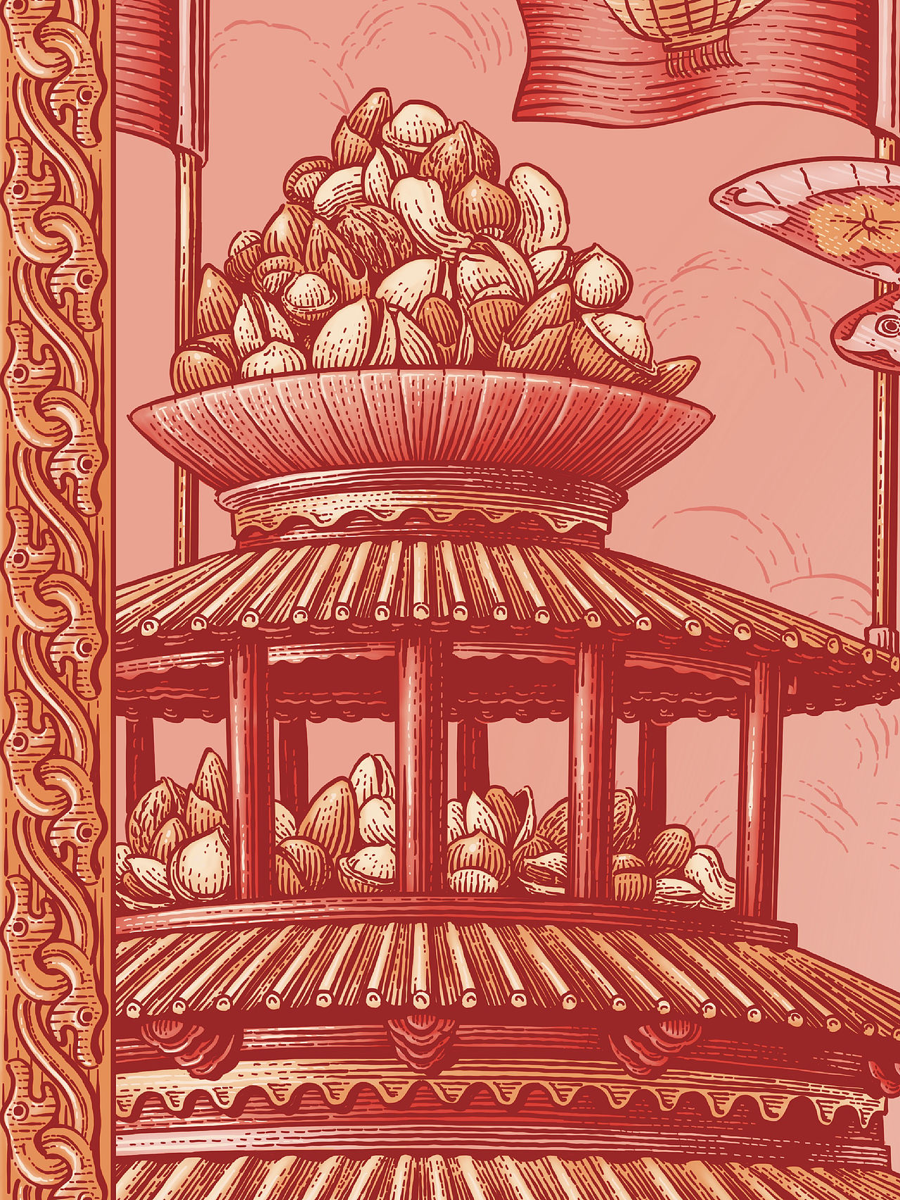 合作插画 |坚果巡礼（图ZMzM1MDc2NTI0） - 商业插画 - 站酷设计师花椒的Alex原创素材 - 站酷ZCOOL