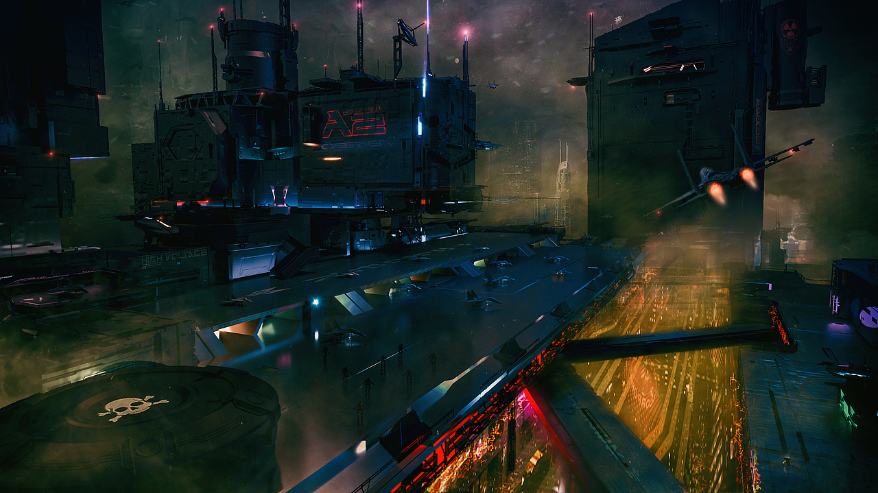 科幻城市（图ZMzAzMTgzOTk2） - 场景 - 站酷设计师鲸鱼先生Y原创素材 - 站酷ZCOOL