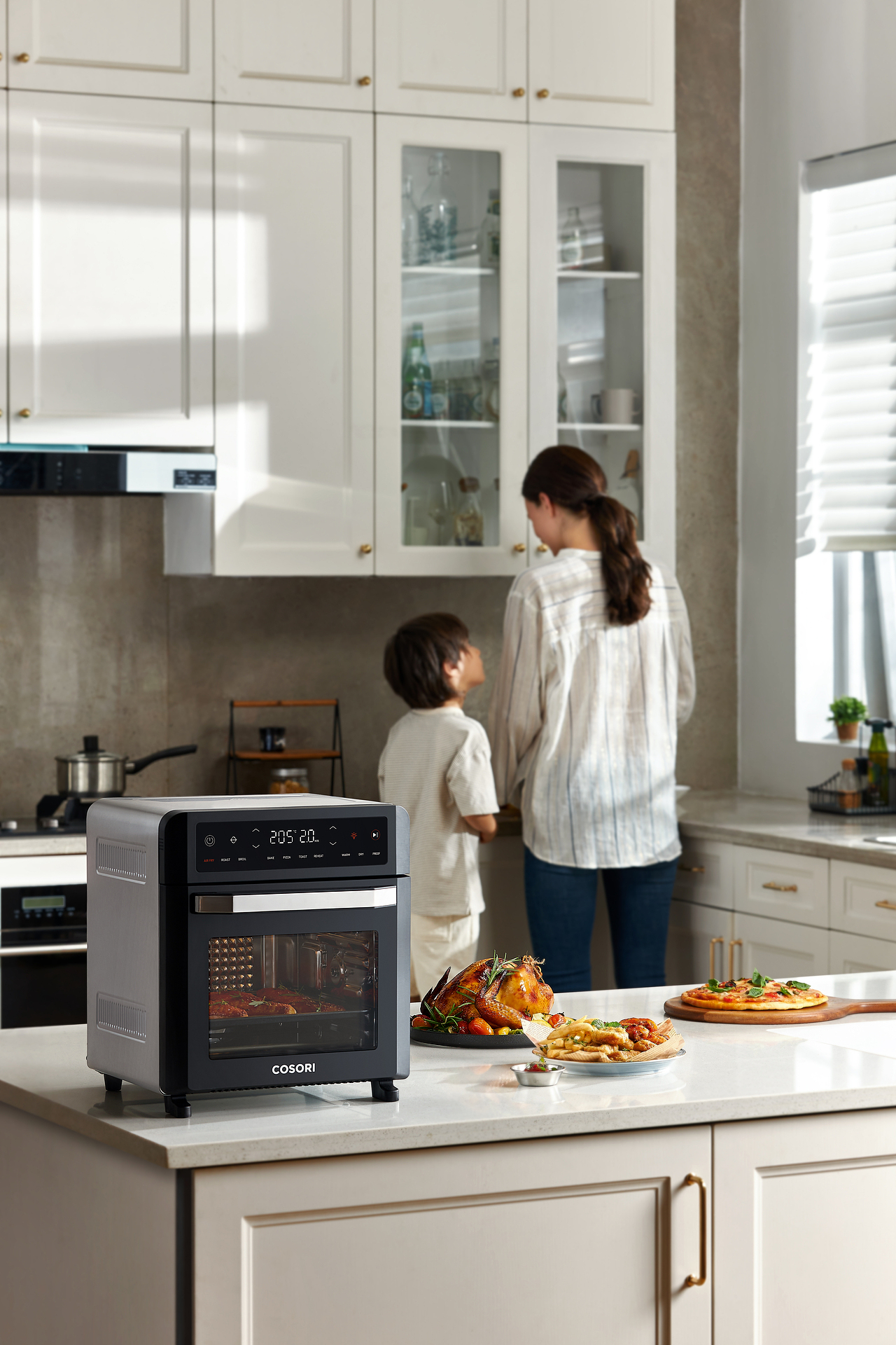 静物摄影|北欧简约风-力荐时尚烤箱-COSORI&SM