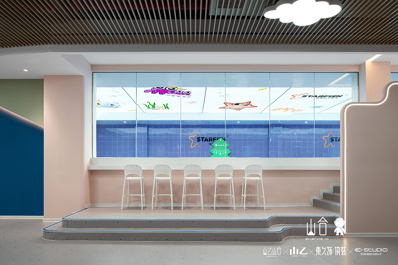 山乙山合 | 长沙工装游泳馆实景（图ZMzQ1MDQ5MDU2） - 家装设计 - 站酷设计师山乙山合原创素材 - 站酷ZCOOL