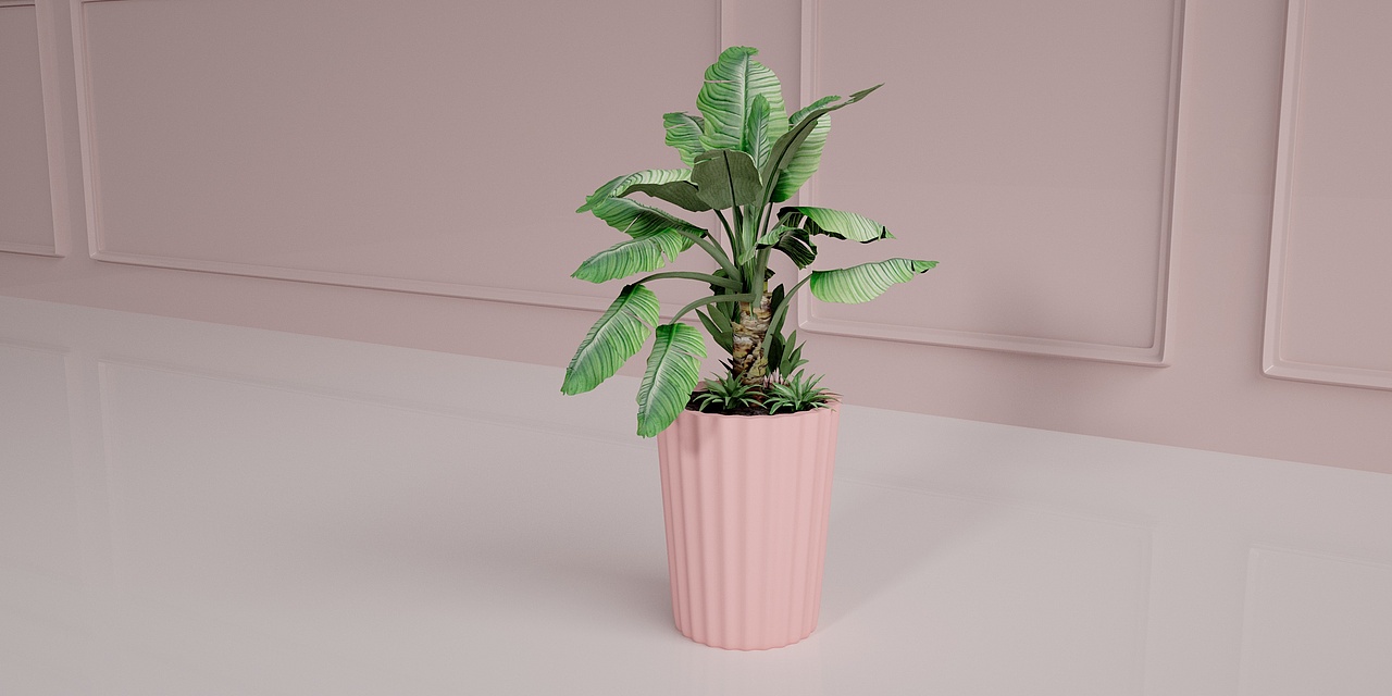 近期单品渲染合集包含花盆雕塑等原图直出无ps