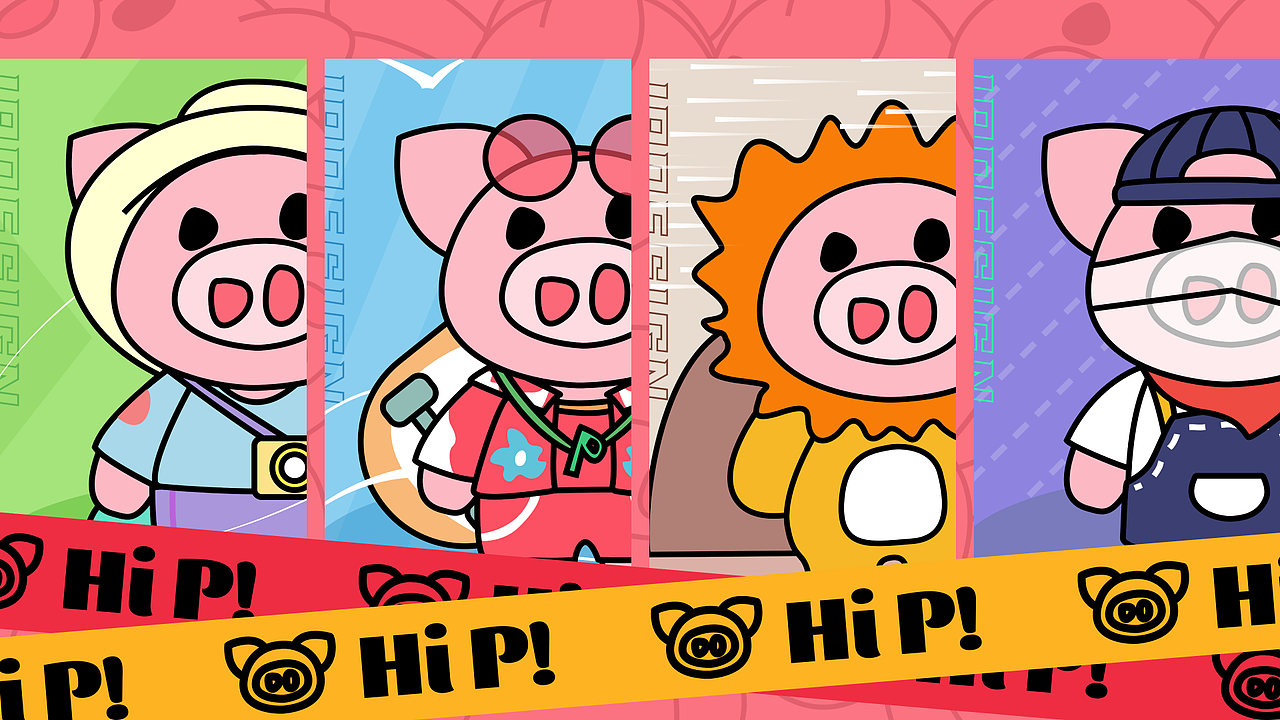 HiP! X IP设计 || 老P（图ZMzM2MTYxNjUy） - IP形象 - 站酷设计师喜神晶原创素材 - 站酷ZCOOL