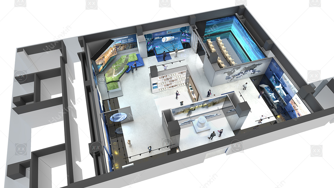 长江设计集团（长江勘测规划设计研究院）展厅数字升级（图ZMzMyNTc5MDM2） - 展陈设计 - 站酷设计师w1st原创素材 - 站酷ZCOOL