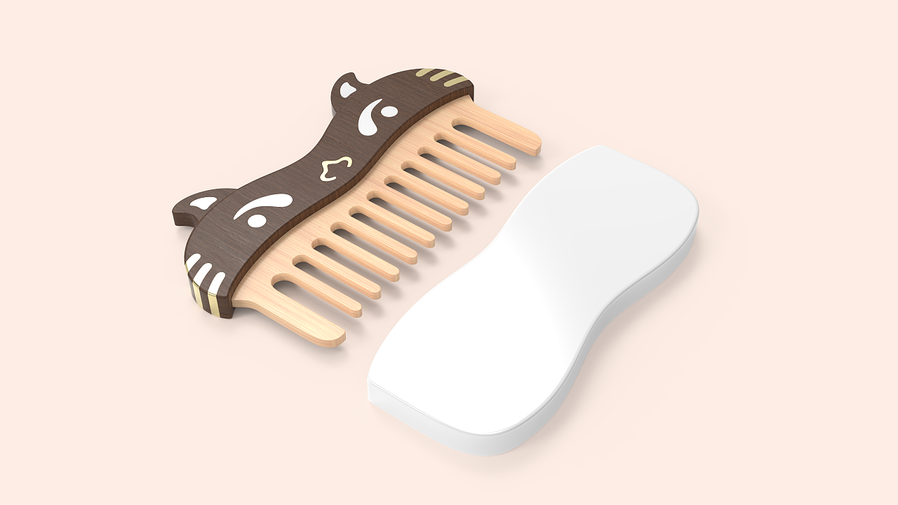 云南瓦猫梳子设计