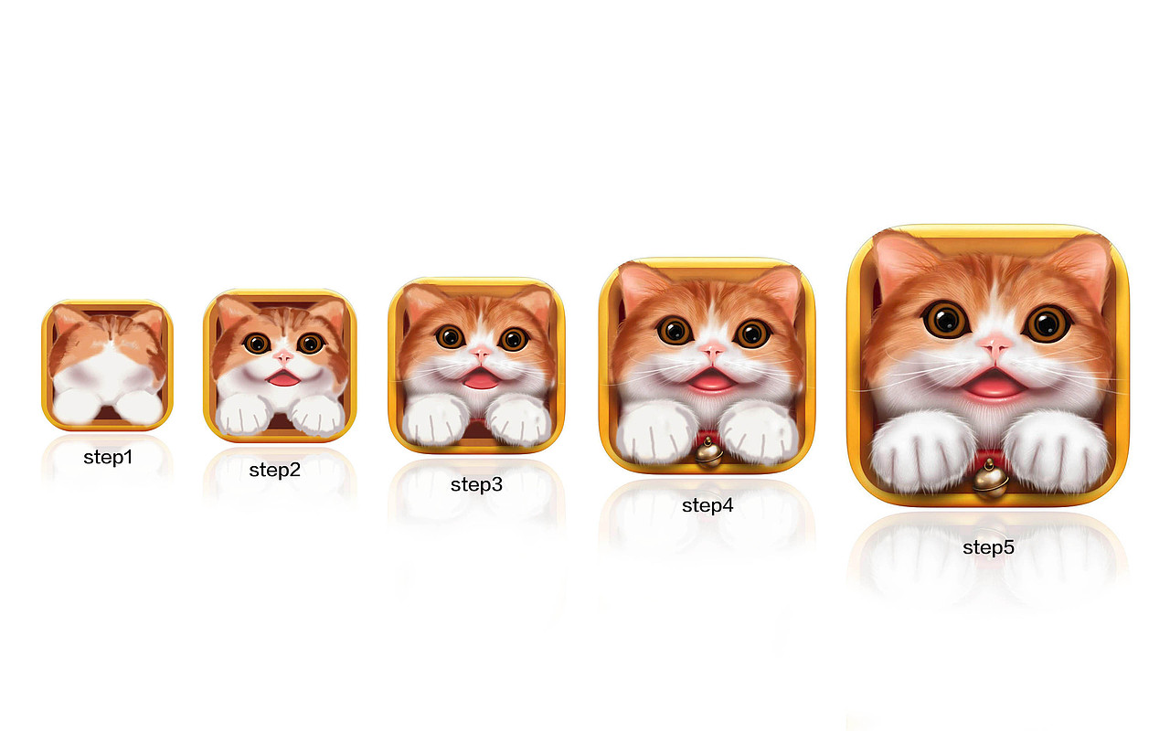 猫咪(ICON练习)（图ZMzgxMDQ4Mjg=） - 图标 - 站酷设计师Yelo冰冰原创素材 - 站酷ZCOOL