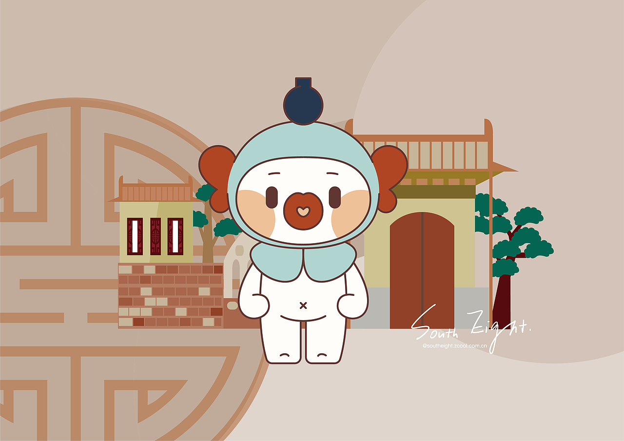 两只小鱼仔（图ZMjcwMDAzMjk2） - IP形象 - 站酷设计师夏南八原创素材 - 站酷ZCOOL