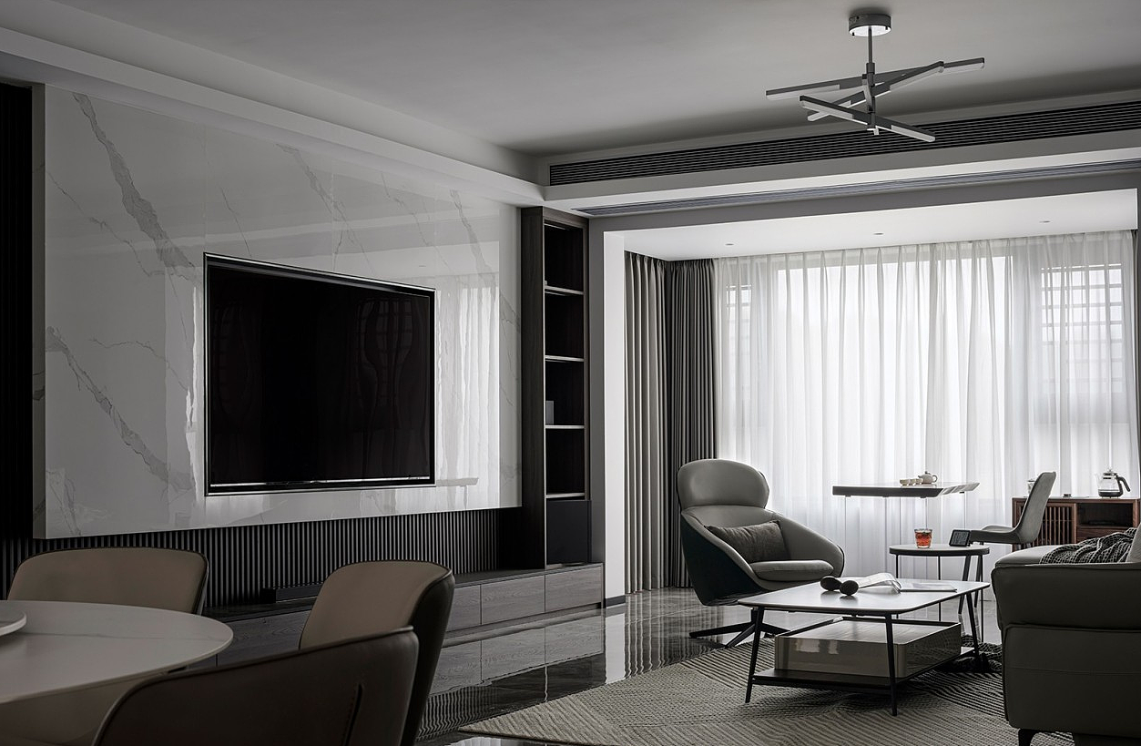 185㎡二手房改造,现代简约风!