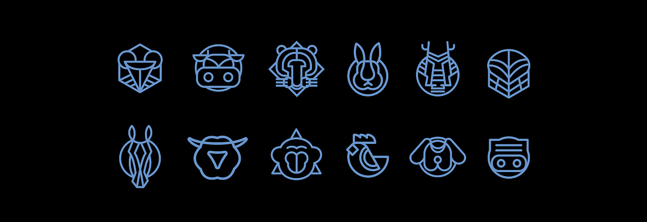 十二生肖 | 标志 | 字体