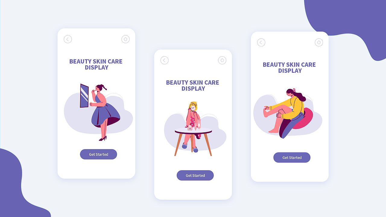 扁平人物插画系统