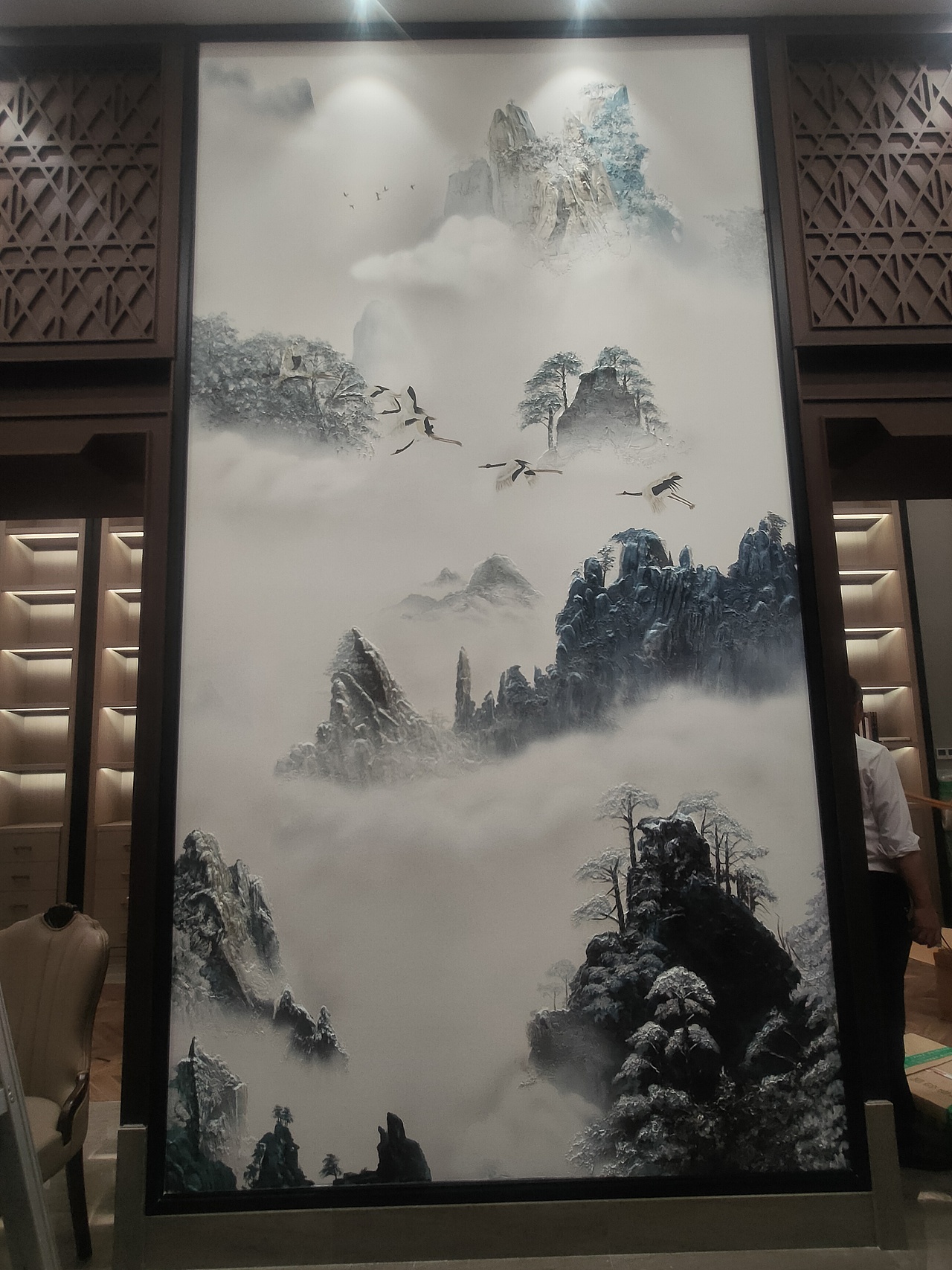 浮雕山水画_浪人墙绘艺术-站酷zcool