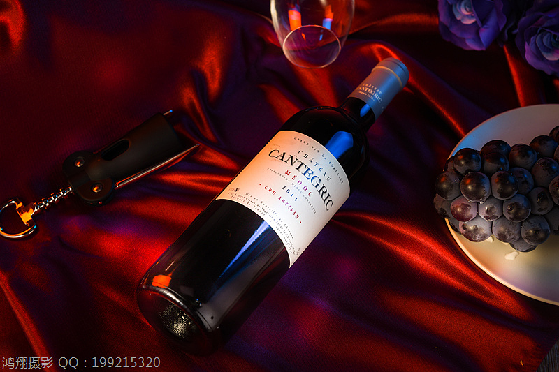 红酒摄影-暗调风格