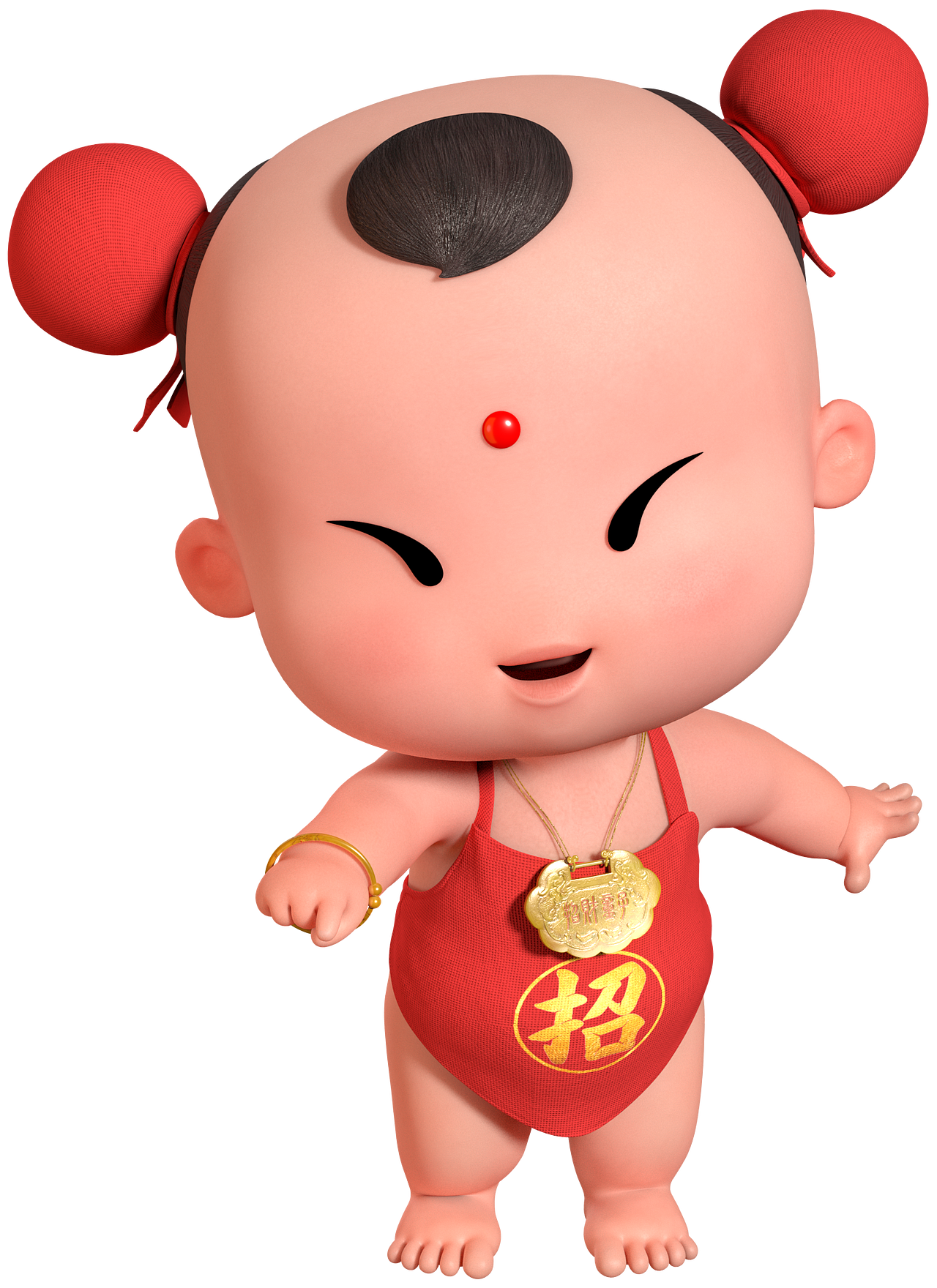 招财童子吉祥符动漫成套表情