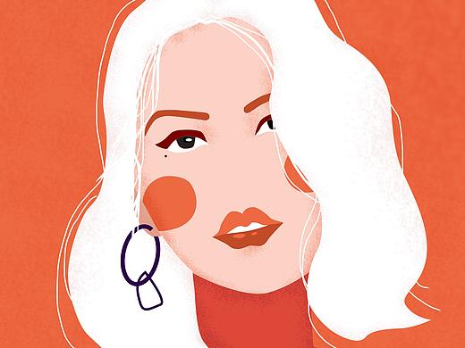 插画头像步骤分享