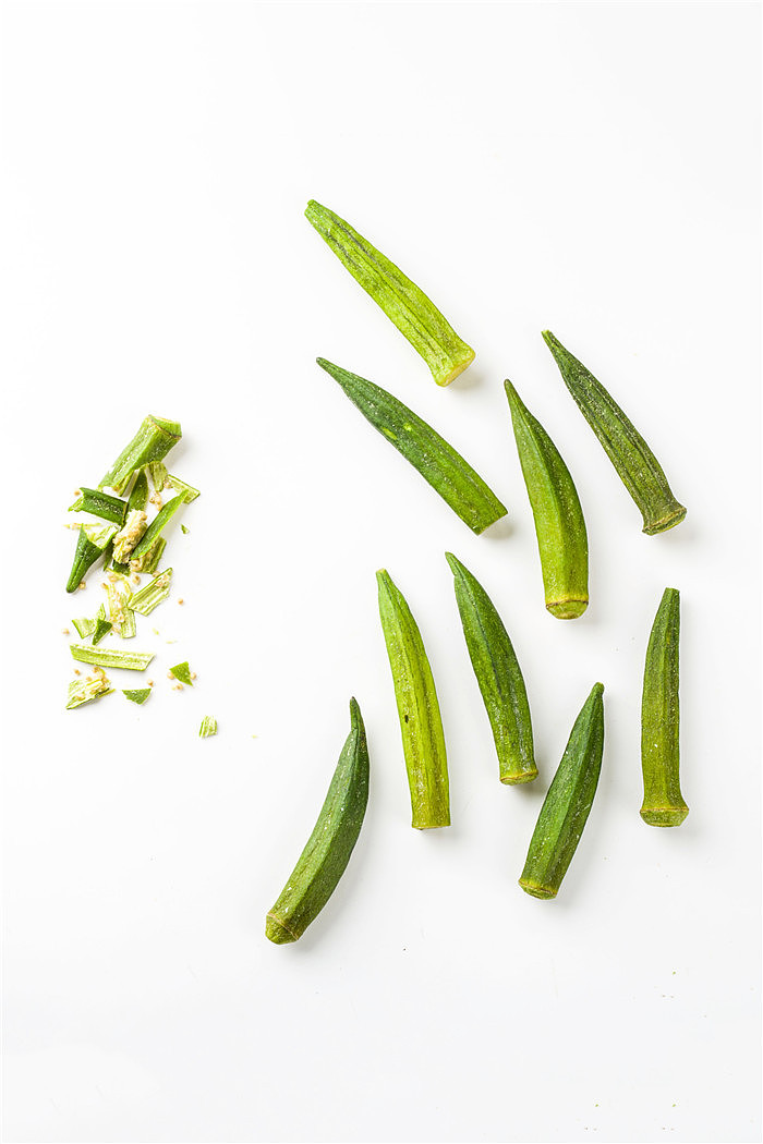 冻干秋葵电商摄影