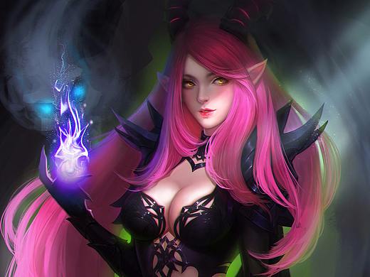 Lilith（个人主页-ZMjkxODExNjQ=） - 游戏原画 - 站酷设计师Juliawoo原创素材 - 站酷ZCOOL