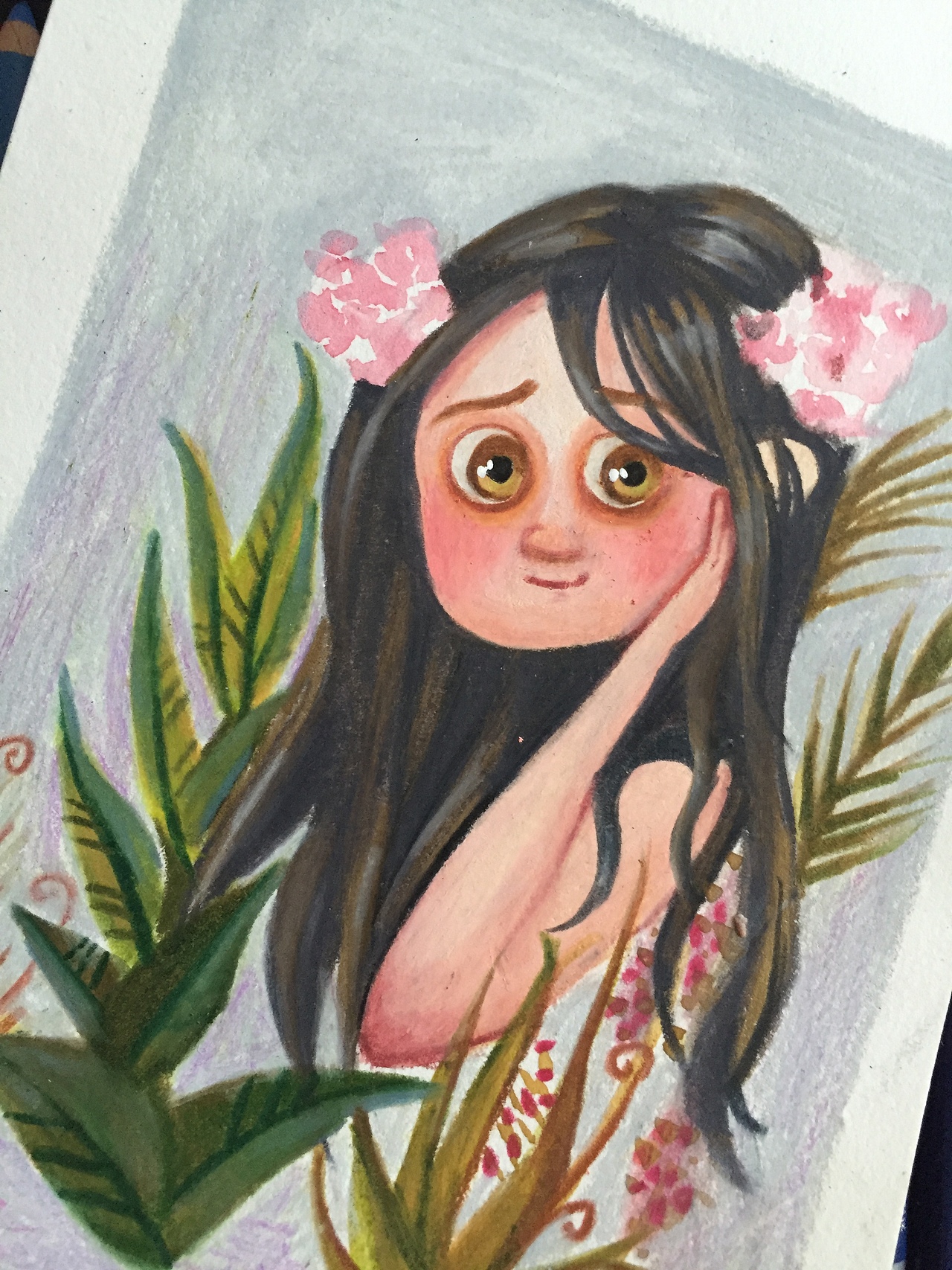 手绘水彩插画集合(4)