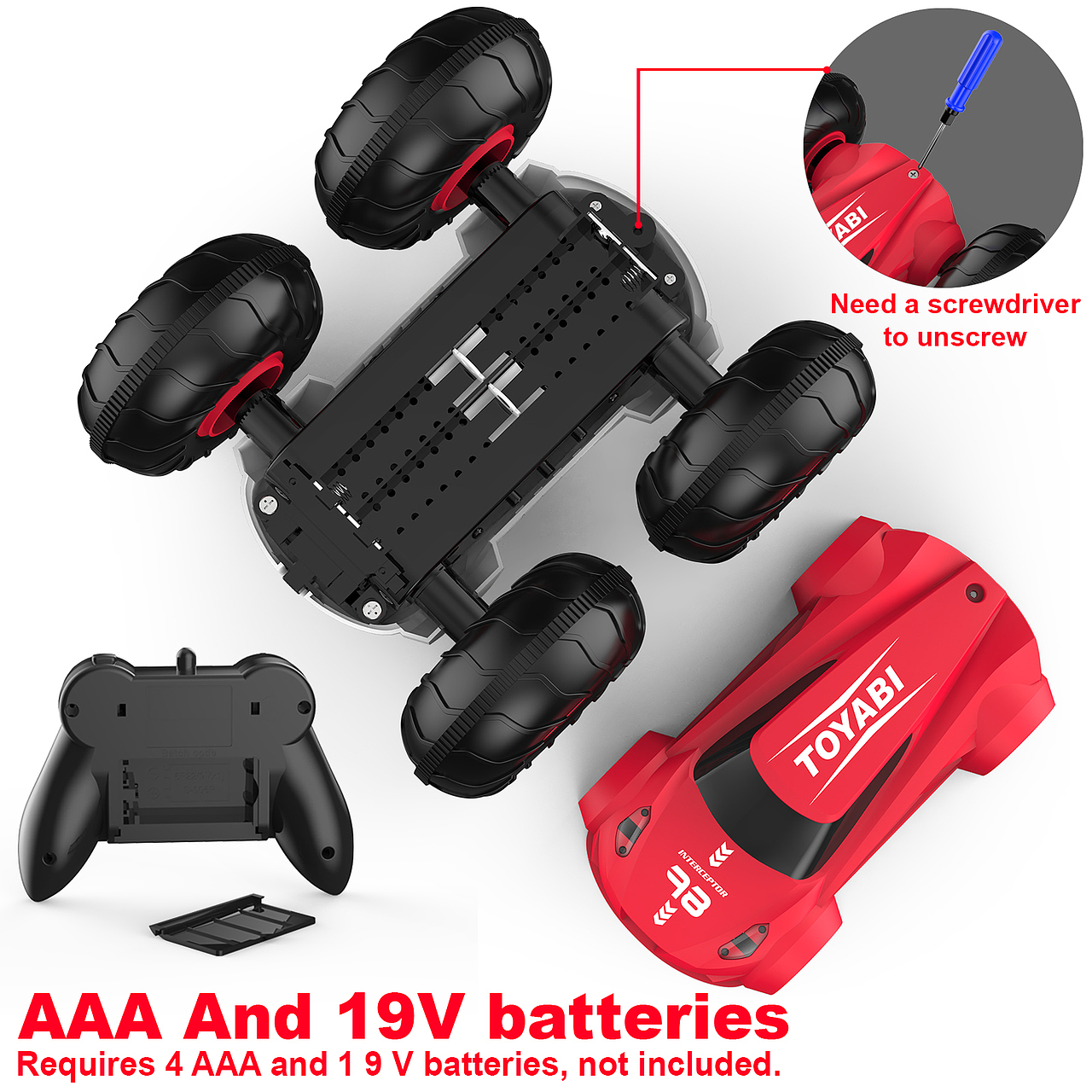 双面特技翻滚车