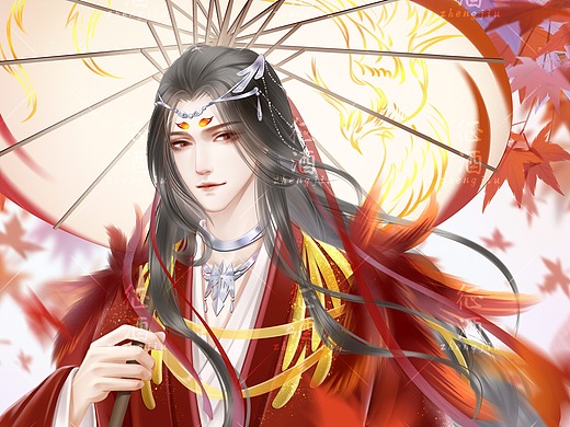 以前画的四神兽拟人