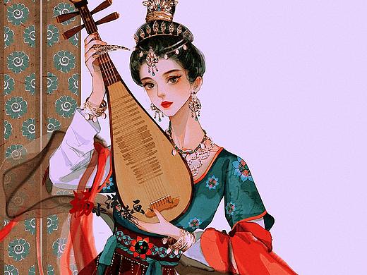 古风｜一梦回敦煌｜国风插画