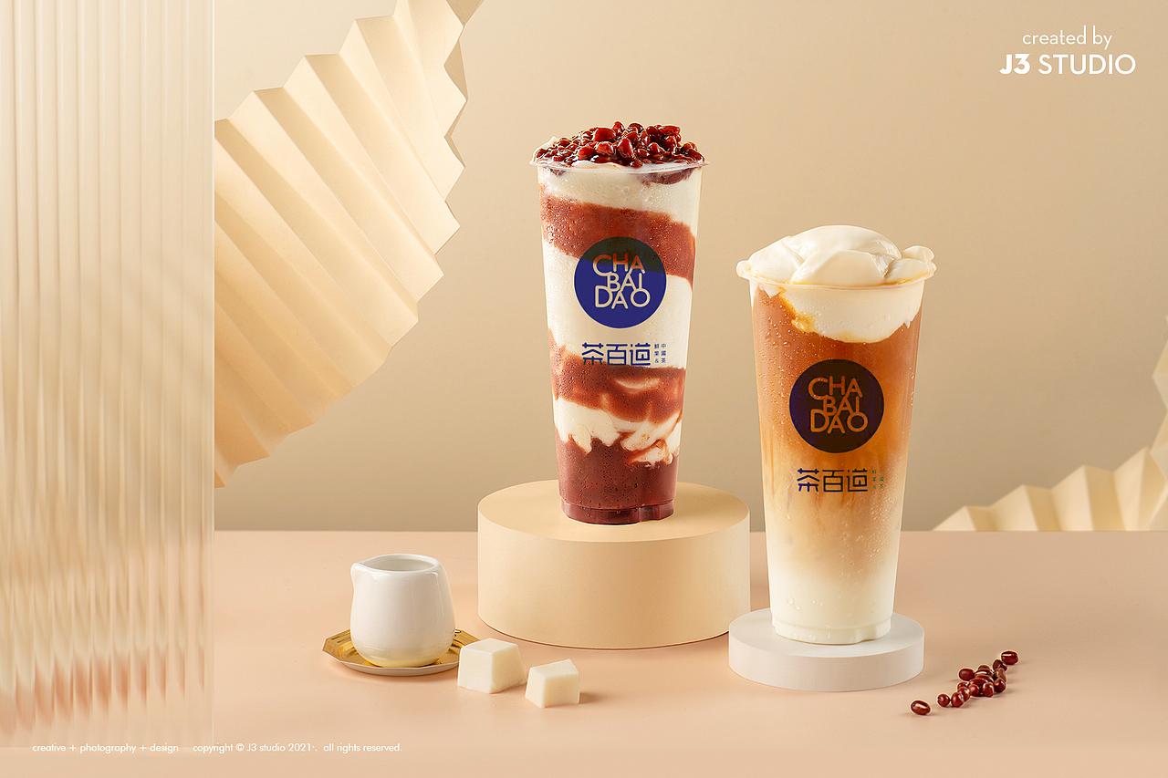 茶百道i奶茶饮品拍摄