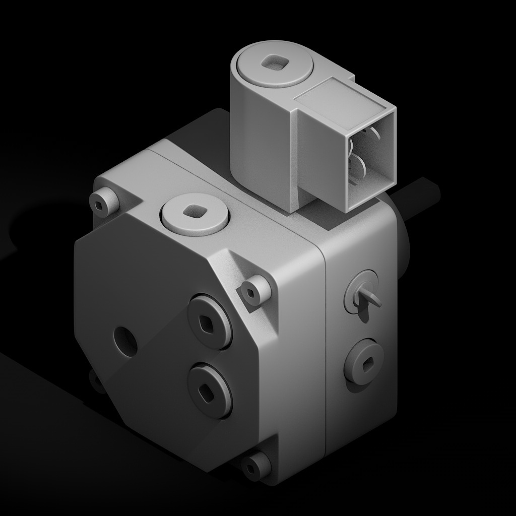 两个硬表面细分建模的练习