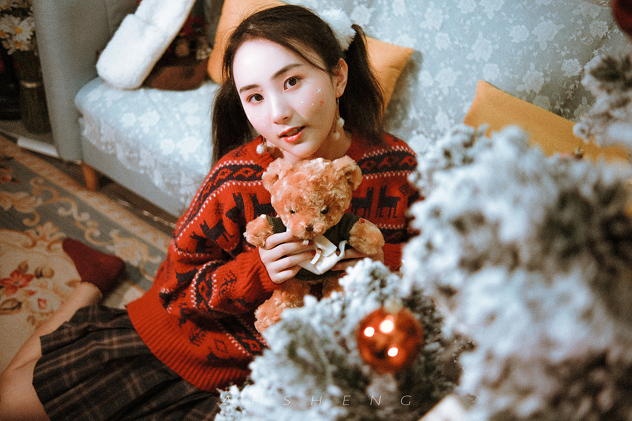 我住的城市也有红色的圣诞节